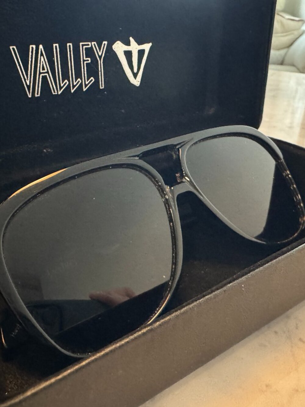 Valley Eyewear Black Bang Sunglasses